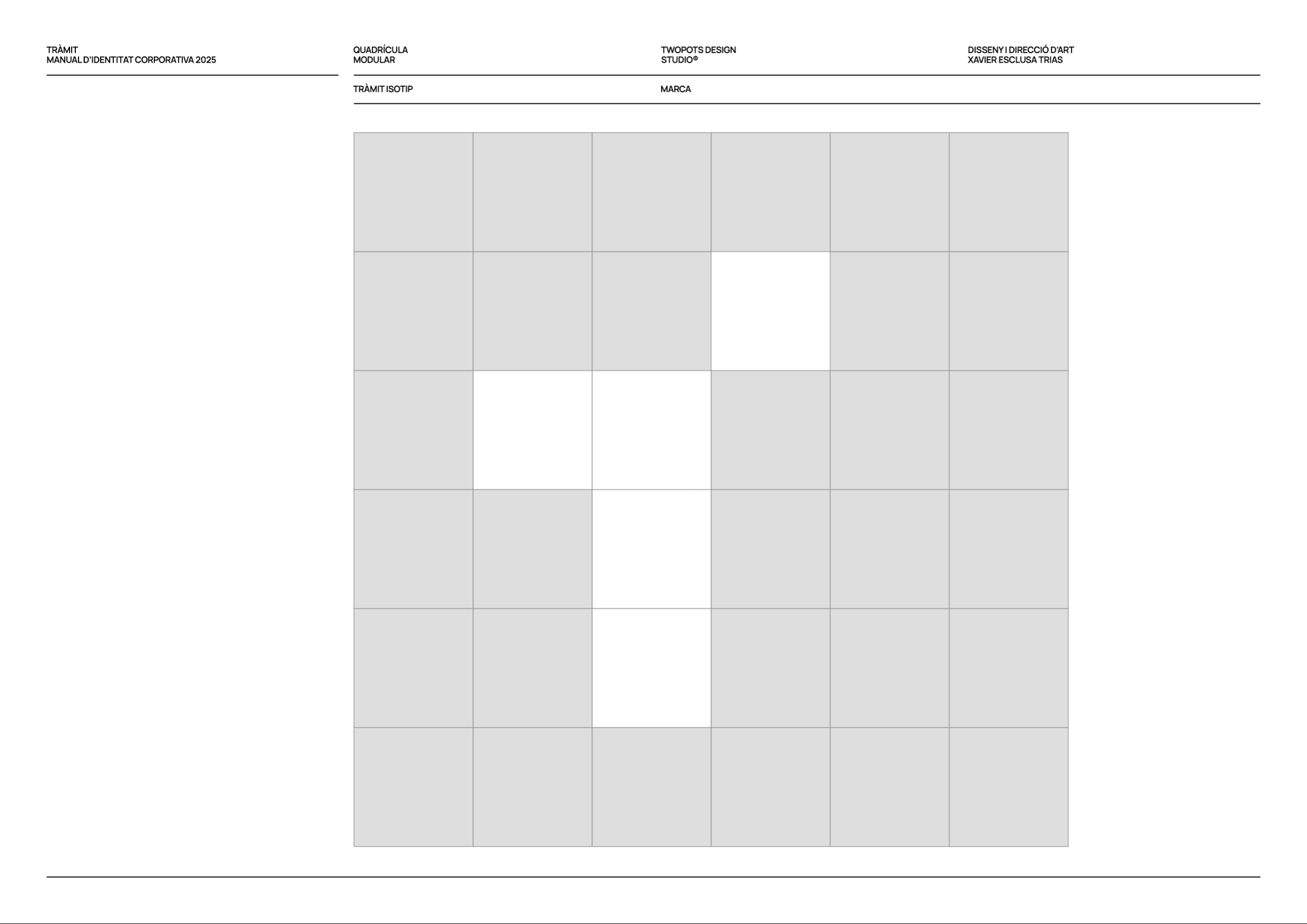 Tràmit — Isotype construction