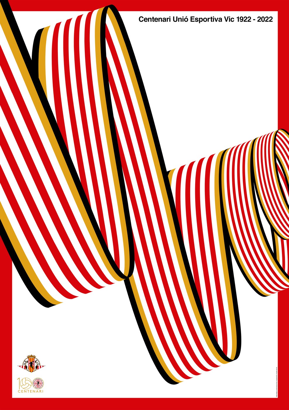 UEV Centenary &mdash; Poster, white edition
